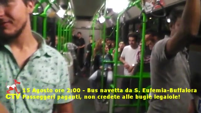 Sant’Eufemia-Buffalora bus navetta ore 2:00 15 agosto, non credete alle bugie legaiole!!!