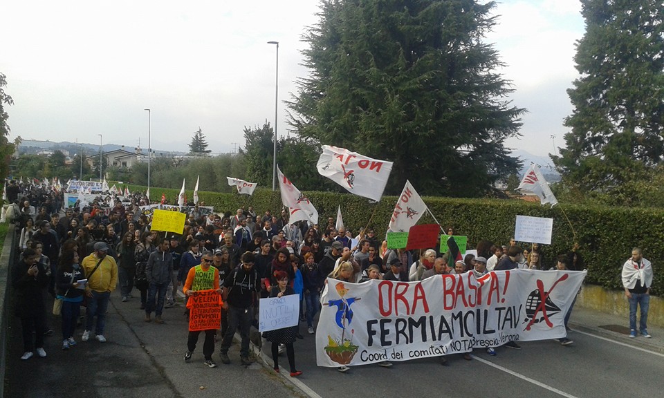 Marcia NO TAV a Desenzano – 17 ottobre 2015