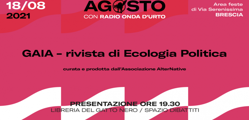 GAIA la rivista dell’Associazione AlterNative