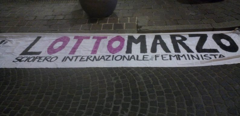 LOTTOMARZO – manifestazione NonUnaDiMeno Brescia 08.03.2022
