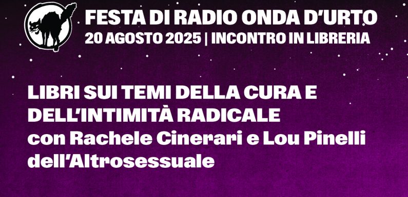 20.08.25 Libri sui temi della cura e dell’intimità radicale