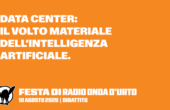 18.08.26 Data Center: il volto materiale dell’Intelligenza Artificiale.
